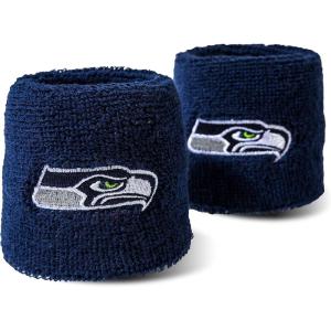 Franklin Sports NFL Team Logo Wristbands – Pair of Youth Wristbands for Costumes and Uniforms(Seattle Seahawks)