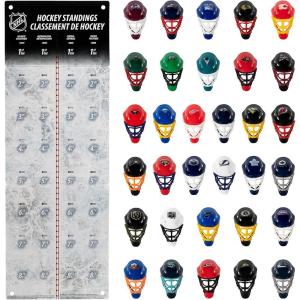 Franklin Sports NHL Goalie Mask Tracker – Micro Mask Tracking – all 32 teams available – Seattle Kraken