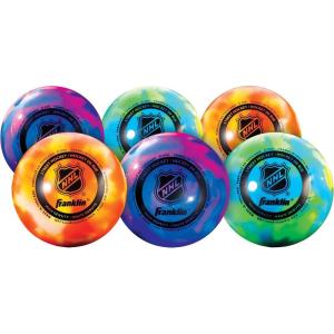 Franklin Sports NHL Street Hockey Balls – No Bounce Outdoor Street + Roller Hockey Balls – Official Size for Youth + Adult Street Hockey – Assorted Colors – 1, 2, 3, and 15 Bulk Packs(Extreme Color)