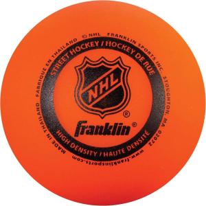 Franklin Sports NHL Street Hockey Balls – No Bounce Outdoor Street + Roller Hockey Balls – Official Size for Youth + Adult Street Hockey – Assorted Colors – 1, 2, 3, and 15 Bulk Packs(Official Street Hockey Ball)
