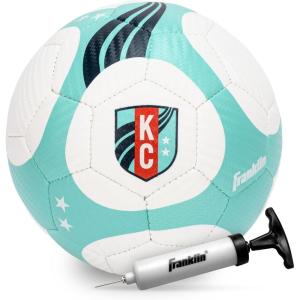 Franklin Sports NWSL Team Soccer Balls – Soccer Balls for Kids + Adults – Boys + Girls Soccer Balls – Official NWSL Team Soccer Ball – Available in Official Size 5 or Mini Size 1(Kansas City Current)