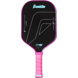 Franklin Sports PRO Pickleball Paddles – C45 Carbon Fiber Series – Official USAP + UPA Approved – Pro Player Design(Pink/Blue)