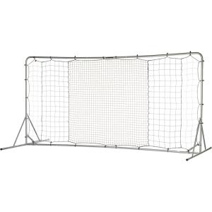 Franklin Sports Soccer Rebounder – Tournament Steel Rebounding Net – Perfect for Backyard Practice and Training – 12′ x 6′ & 6′ x 4′(12′ x 6′ – Silver)