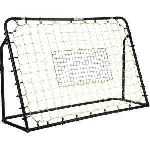 Franklin Sports Soccer Rebounder – Tournament Steel Rebounding Net – Perfect for Backyard Practice and Training – 12′ x 6′ & 6′ x 4′(6′ x 4′ – Black)