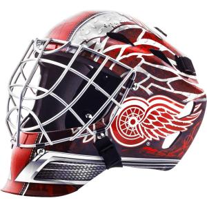 Franklin Sports Team Licensed NHL Hockey Goalie Face Mask – Goalie Mask for Kids Street Hockey – Youth NHL Team Street Hockey Masks(Detroit Red Wings)