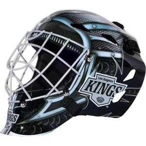 Franklin Sports Team Licensed NHL Hockey Goalie Face Mask – Goalie Mask for Kids Street Hockey – Youth NHL Team Street Hockey Masks(Los Angeles Kings 2)