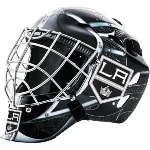 Franklin Sports Team Licensed NHL Hockey Goalie Face Mask – Goalie Mask for Kids Street Hockey – Youth NHL Team Street Hockey Masks(Los Angeles Kings)