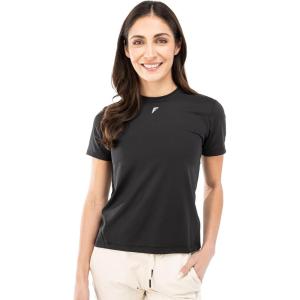 Franklin Sports Women’s Active Performance Pickleball Top – Short Sleeve T-Shirt – Running, Yoga, Gym + Lifestyle Tee(Black)