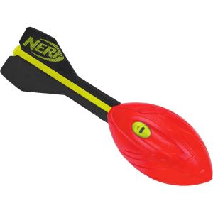 Nerf Vortex Aero Howler Foam Ball, Classic Long-Distance Football, Flight-Optimizing Tail, Whistling Sound, Indoor & Outdoor Fun, Christmas Stocking Stuffers for Kids(Red)