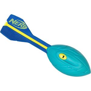 Nerf Vortex Aero Howler Foam Ball, Classic Long-Distance Football, Flight-Optimizing Tail, Whistling Sound, Indoor & Outdoor Fun, Christmas Stocking Stuffers for Kids(Light Blue)