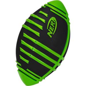 Nerf Weather Blitz Foam Football for All-Weather Play – Easy-to-Hold Grips – Great for Indoor and Outdoor Games – Green(Green)