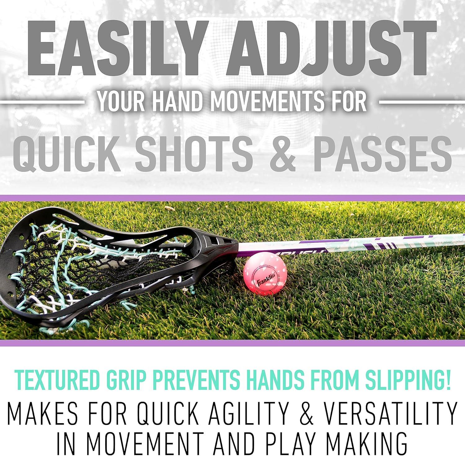 imageFranklin Sports Ambush Mens Womens Lacrosse Sticks Adult Youth Aluminum Lax Sticks Boys Girls Game Training Lacrosse Sticks Standard Mini Lax Stick for Kids AdultsWomens