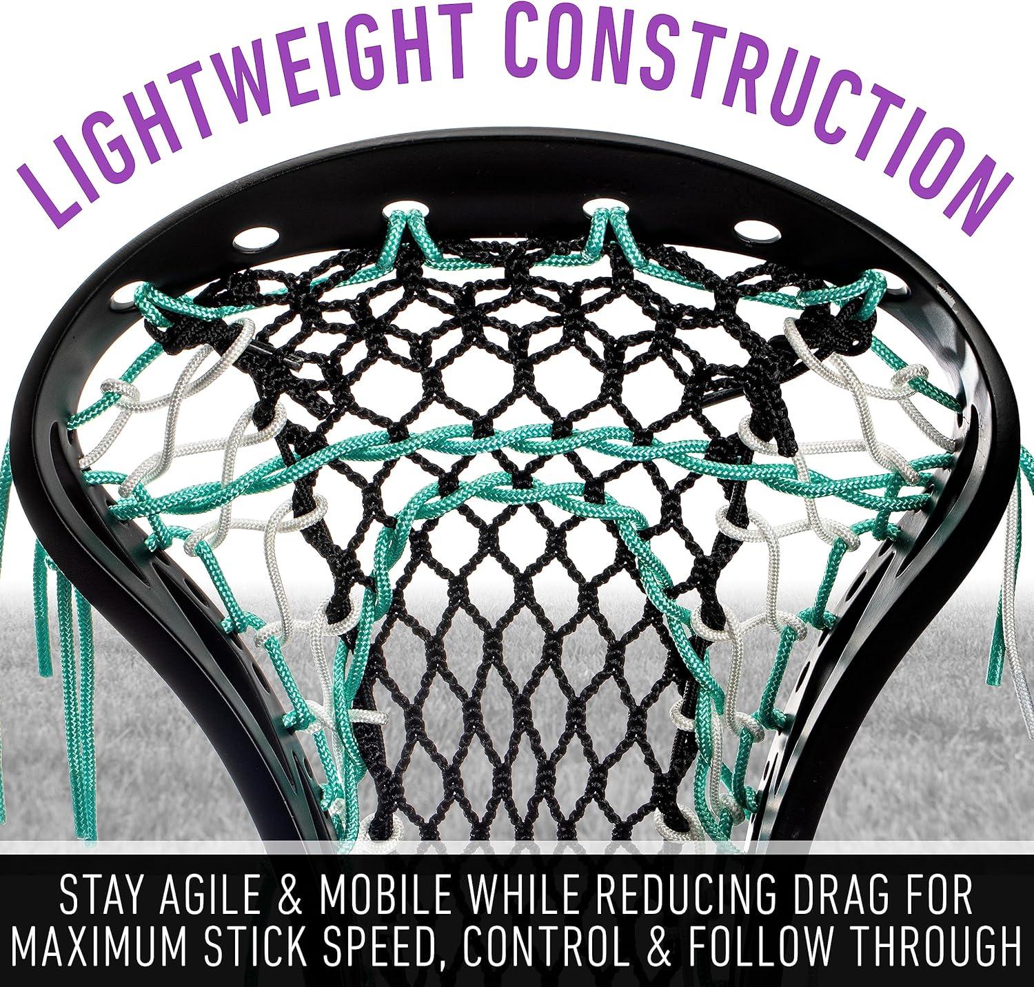 imageFranklin Sports Ambush Mens Womens Lacrosse Sticks Adult Youth Aluminum Lax Sticks Boys Girls Game Training Lacrosse Sticks Standard Mini Lax Stick for Kids AdultsWomens