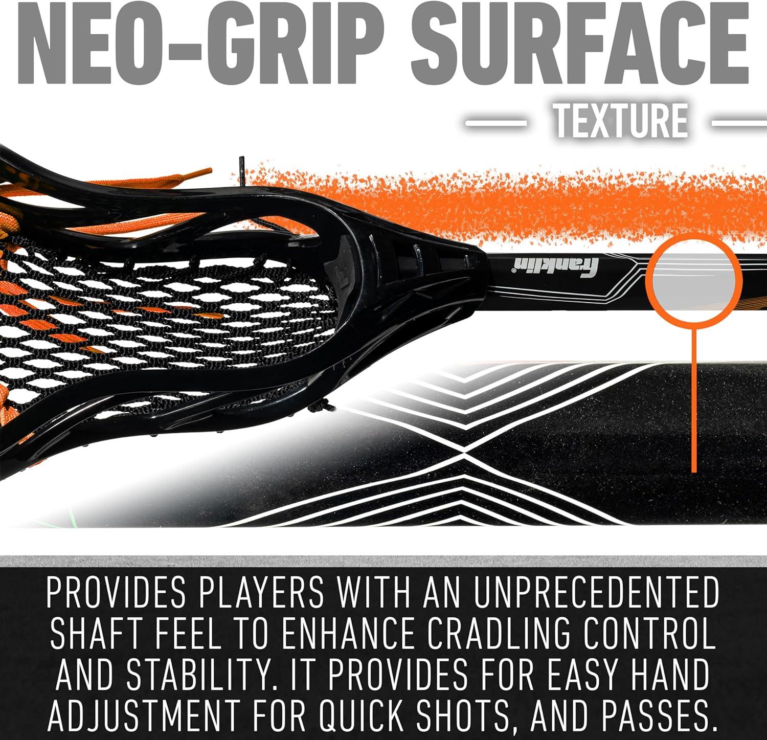 imageFranklin Sports Ambush Mens Womens Lacrosse Sticks Adult Youth Aluminum Lax Sticks Boys Girls Game Training Lacrosse Sticks Standard Mini Lax Stick for Kids AdultsYouth