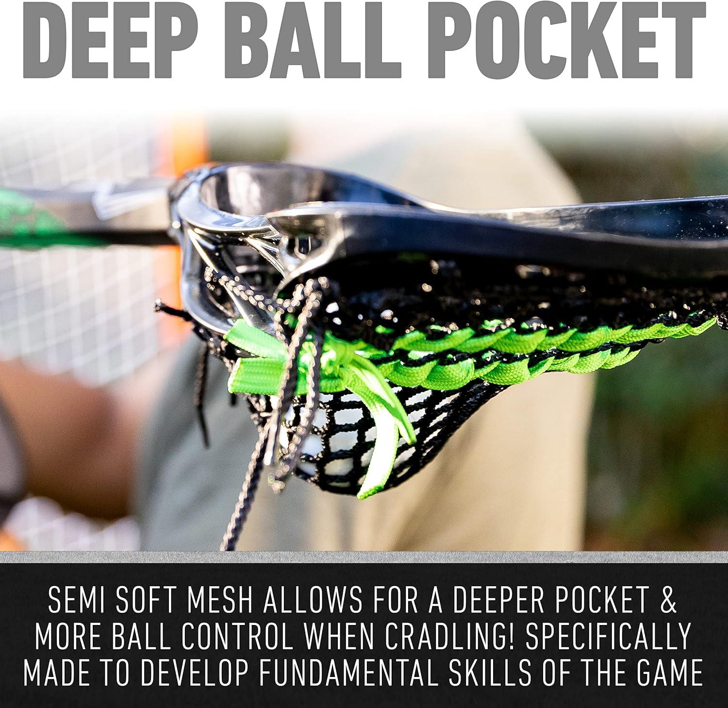 imageFranklin Sports Ambush Mens Womens Lacrosse Sticks Adult Youth Aluminum Lax Sticks Boys Girls Game Training Lacrosse Sticks Standard Mini Lax Stick for Kids AdultsMens