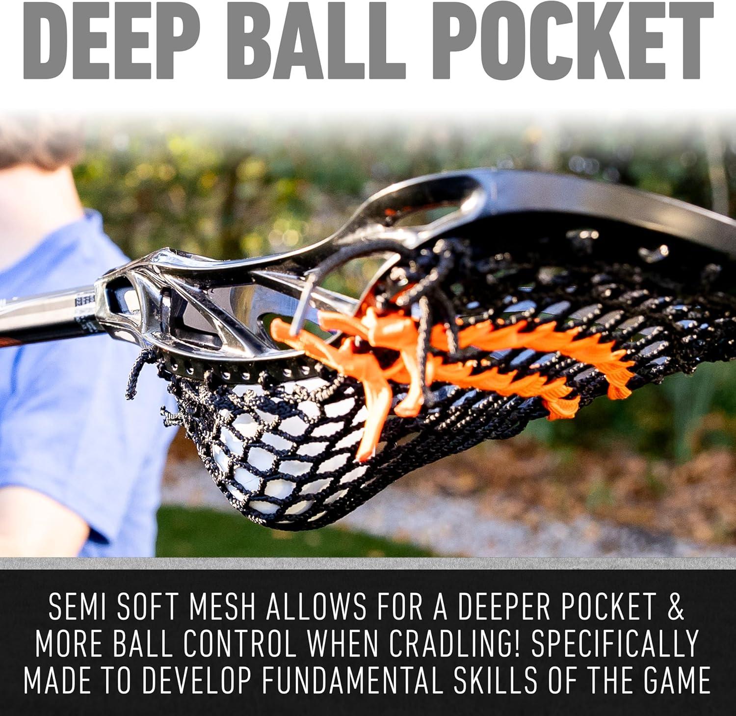 imageFranklin Sports Ambush Mens Womens Lacrosse Sticks Adult Youth Aluminum Lax Sticks Boys Girls Game Training Lacrosse Sticks Standard Mini Lax Stick for Kids AdultsYouth