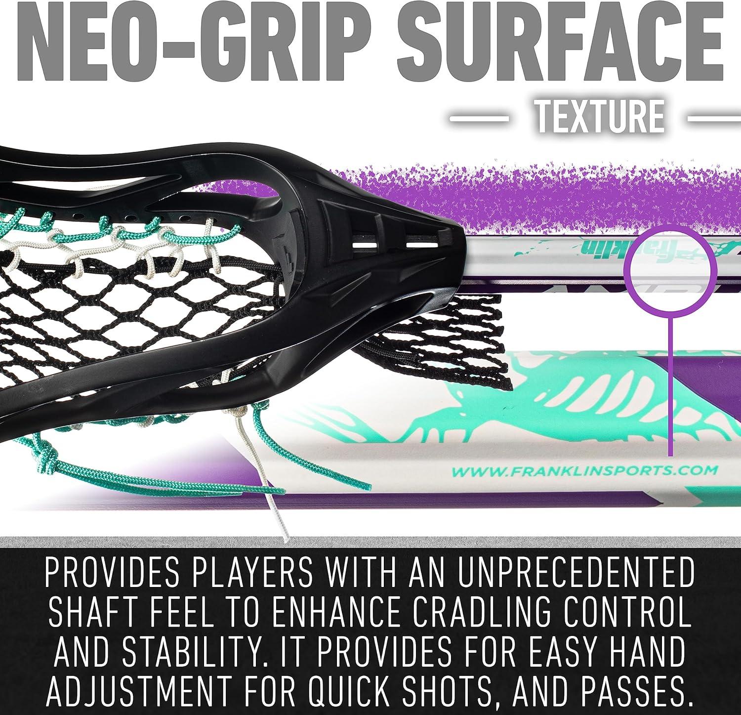 imageFranklin Sports Ambush Mens Womens Lacrosse Sticks Adult Youth Aluminum Lax Sticks Boys Girls Game Training Lacrosse Sticks Standard Mini Lax Stick for Kids AdultsWomens