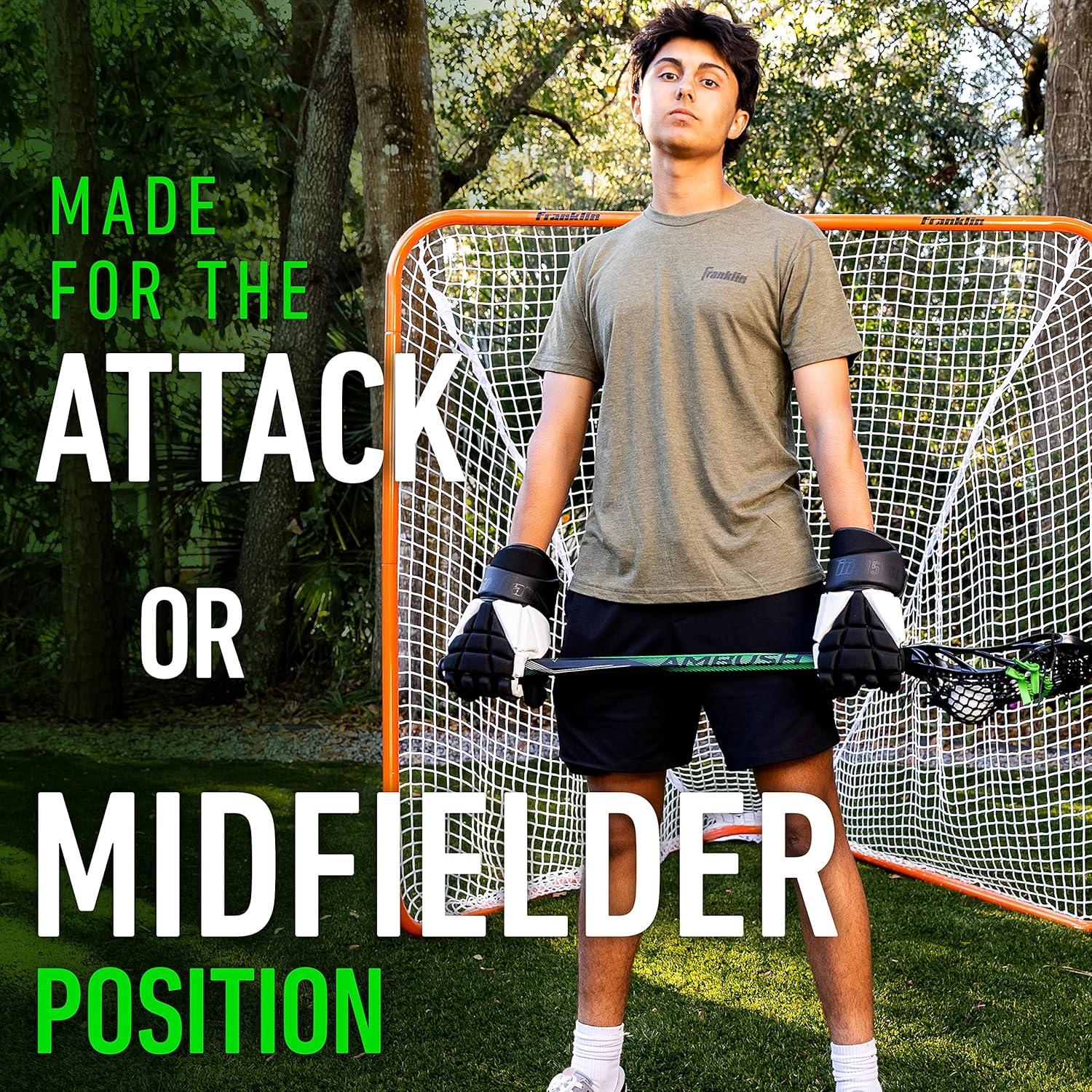 imageFranklin Sports Ambush Mens Womens Lacrosse Sticks Adult Youth Aluminum Lax Sticks Boys Girls Game Training Lacrosse Sticks Standard Mini Lax Stick for Kids AdultsMens