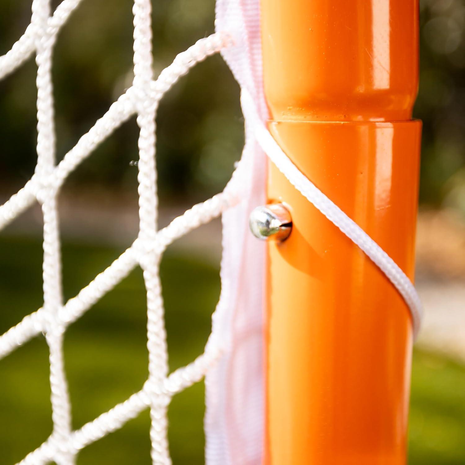 imageFranklin Sports Franklin Sports Backyard Lacrosse Goal Kids Adult Lacrosse Training Net Lacrosse Training Equipment Perfect for Youth Adult TrainingOrange