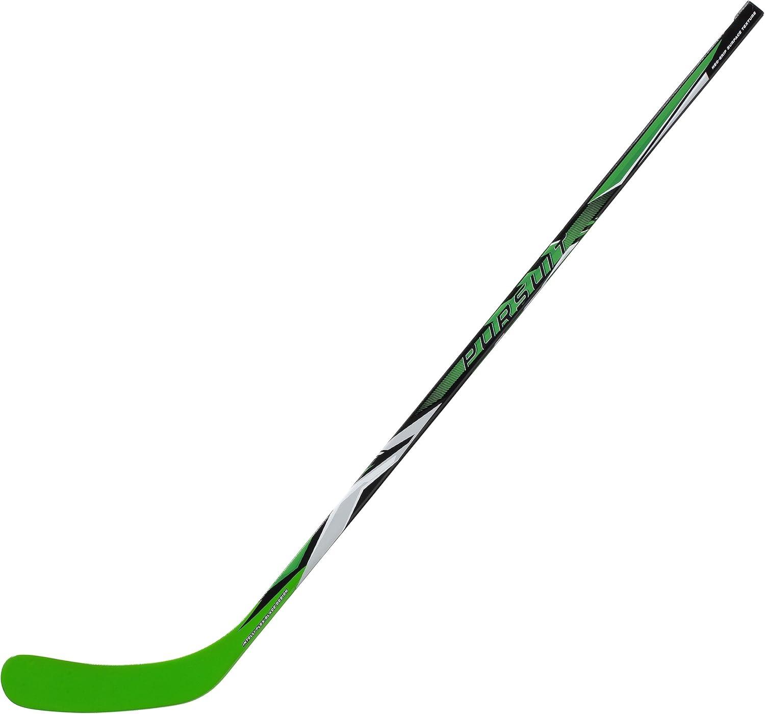 imageFranklin Sports Kids Ice Hockey Sticks Ripper Junior Youth Composite Hockey Sticks Righty Lefty 50Flex Ice Hockey Sticks Textured Grip 55quot Inch 42quot Inch Youth Hockey SticksGreen