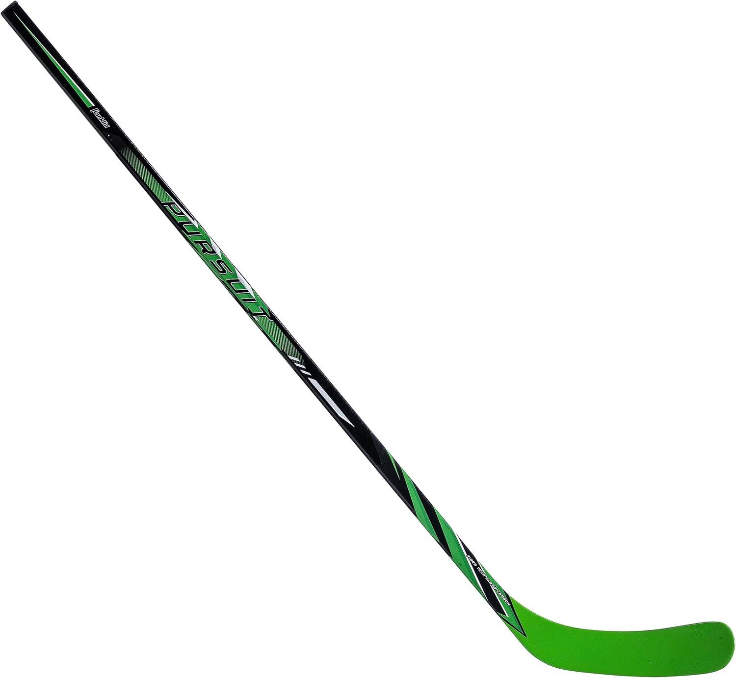 imageFranklin Sports Kids Ice Hockey Sticks Ripper Junior Youth Composite Hockey Sticks Righty Lefty 50Flex Ice Hockey Sticks Textured Grip 55quot Inch 42quot Inch Youth Hockey SticksGreen