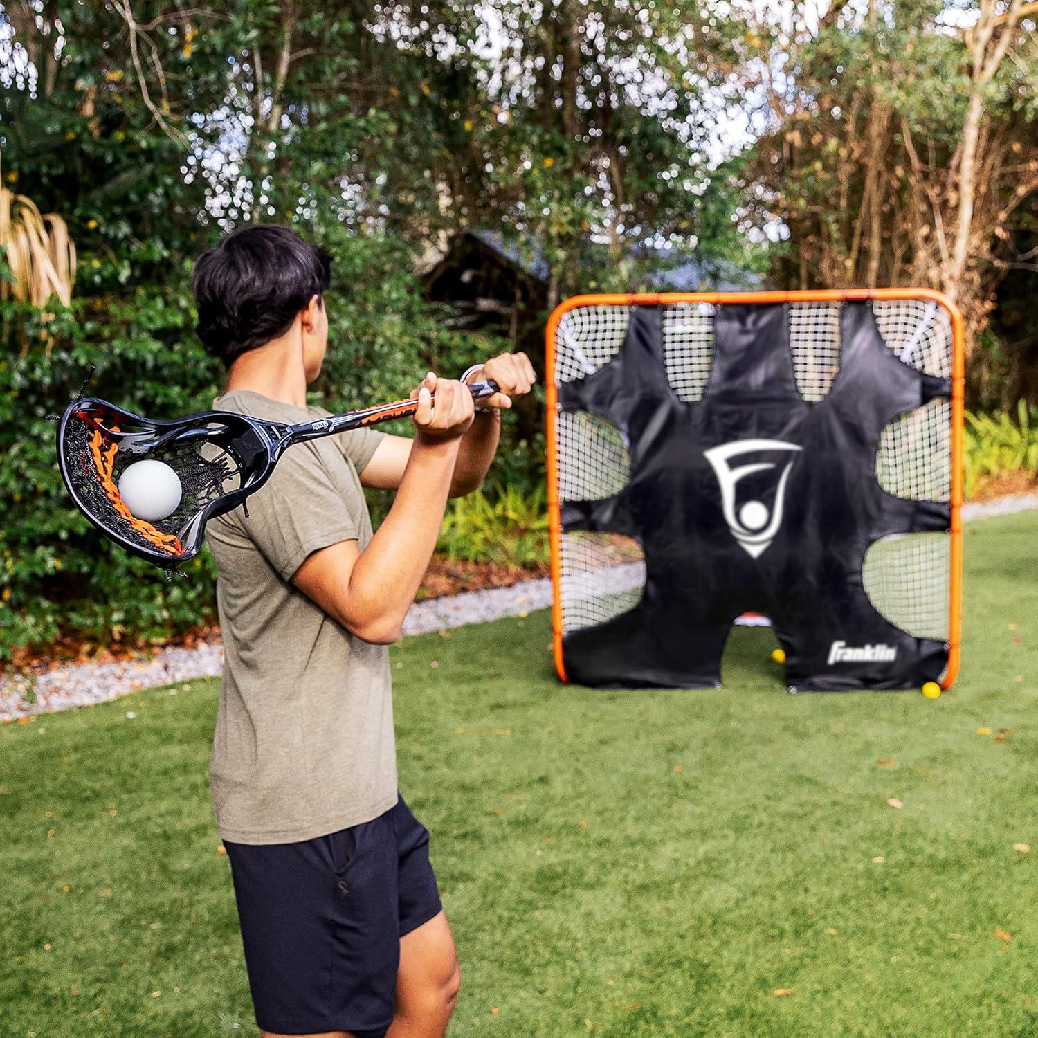 imageFranklin Sports Lacrosse Goal Shooting Target Lacrosse Net Training Equipment Corner Targets for Shooting Practice Fits Official Size Goals