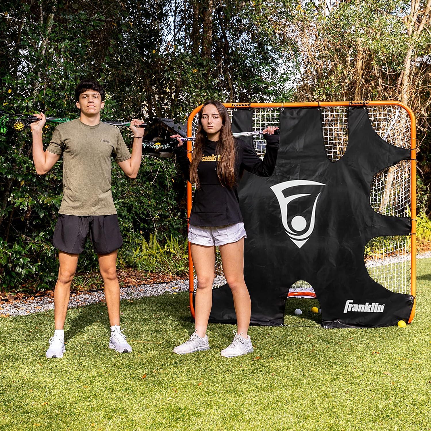 imageFranklin Sports Lacrosse Goal Shooting Target Lacrosse Net Training Equipment Corner Targets for Shooting Practice Fits Official Size Goals