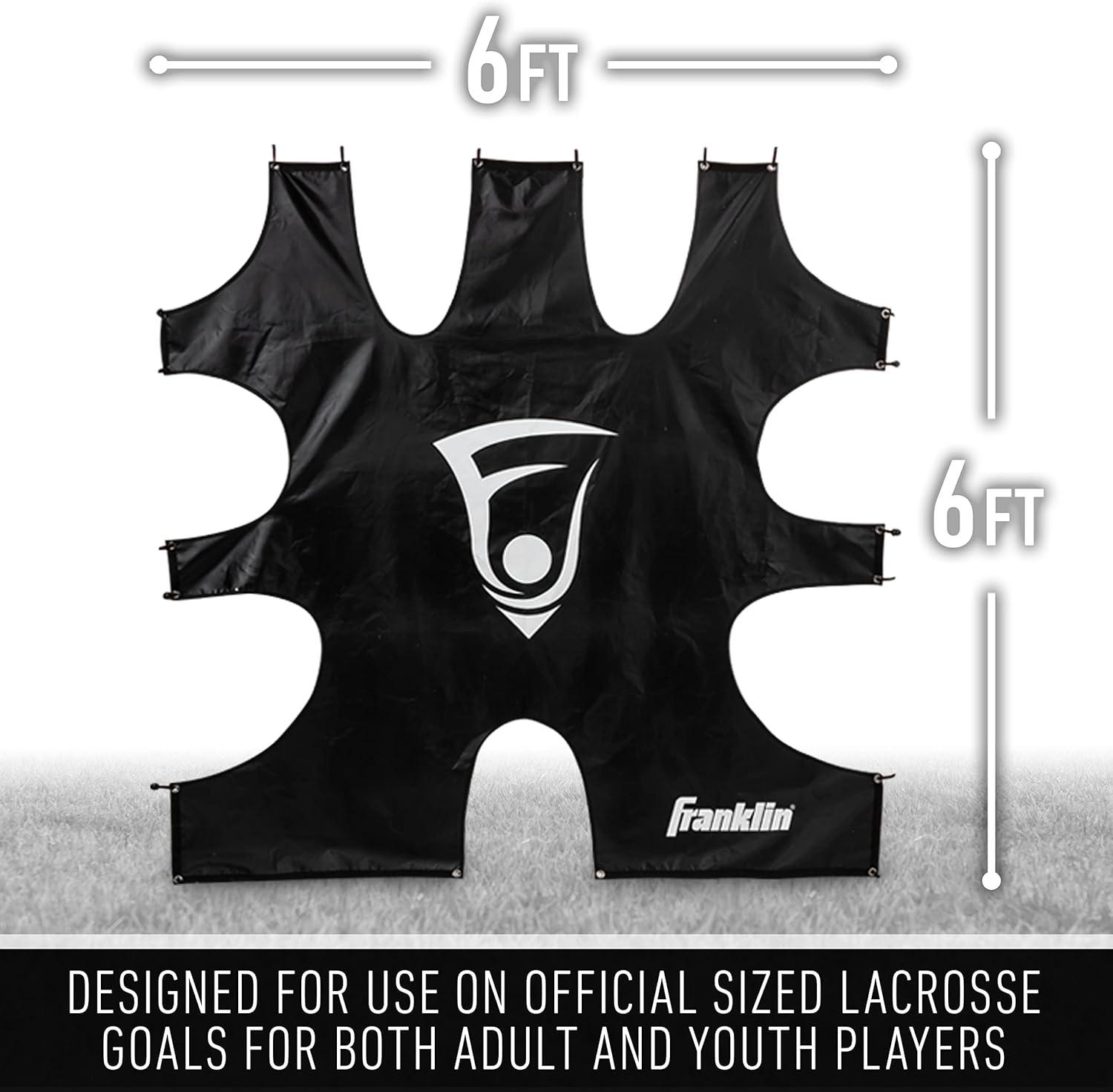 imageFranklin Sports Lacrosse Goal Shooting Target Lacrosse Net Training Equipment Corner Targets for Shooting Practice Fits Official Size Goals