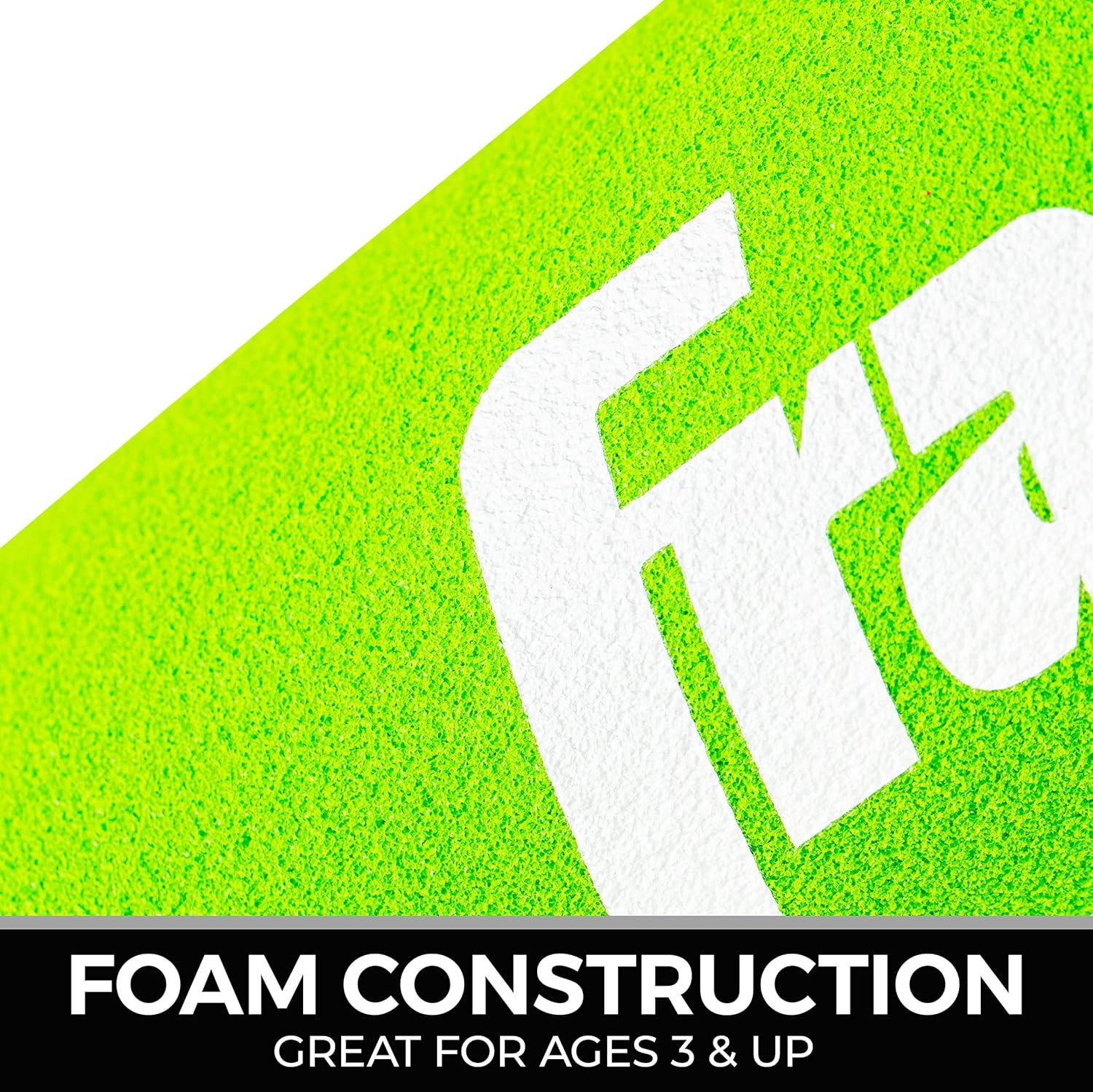 imageFranklin Sports MLB Kids Foam Baseball Bat Ball Sets Indoor Outdoor Soft Foam Baseball Bats for Kids Toddlers Regular Jumbo Barrels 24quot or 27quot LengthGreen