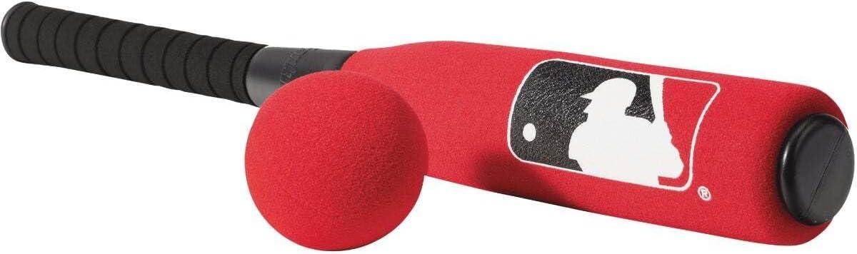 imageFranklin Sports MLB Kids Foam Baseball Bat Ball Sets Indoor Outdoor Soft Foam Baseball Bats for Kids Toddlers Regular Jumbo Barrels 24quot or 27quot LengthAssorted