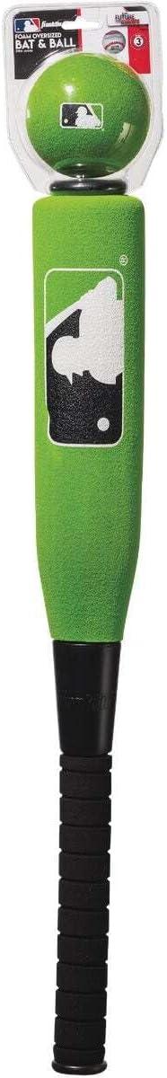 imageFranklin Sports MLB Kids Foam Baseball Bat Ball Sets Indoor Outdoor Soft Foam Baseball Bats for Kids Toddlers Regular Jumbo Barrels 24quot or 27quot LengthAssorted