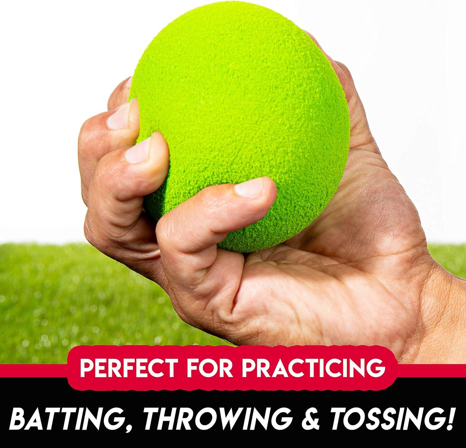 imageFranklin Sports MLB Kids Foam Baseball Bat Ball Sets Indoor Outdoor Soft Foam Baseball Bats for Kids Toddlers Regular Jumbo Barrels 24quot or 27quot LengthGreen