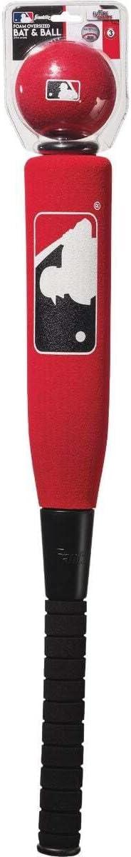 imageFranklin Sports MLB Kids Foam Baseball Bat Ball Sets Indoor Outdoor Soft Foam Baseball Bats for Kids Toddlers Regular Jumbo Barrels 24quot or 27quot LengthAssorted