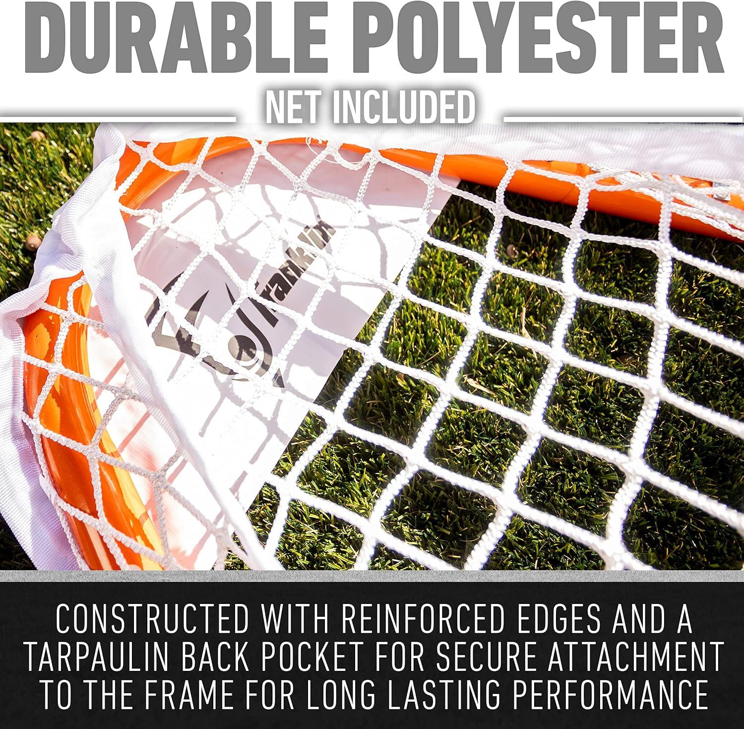 imageFranklin Sports Official Size Lacrosse Goal Portable Steel Backyard Lacrosse Net for Kids Adults Lax Training Equipment 72quot x 72quot