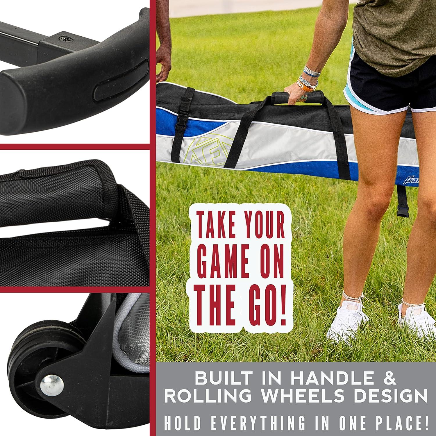 imageFranklin Sports Outdoor Croquet Set 6 Player Croquet Set with Stakes Mallets Wickets and Balls Backyard Lawn VintageExpert