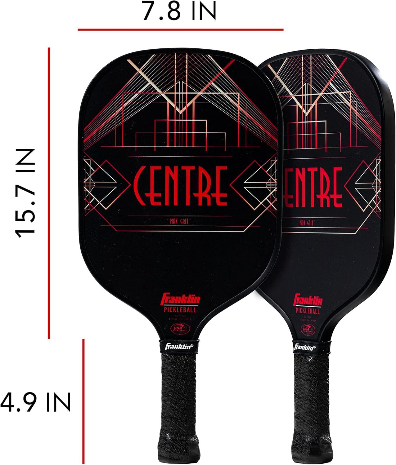 imageFranklin Sports Pro Pickleball Paddles Pro Player Carbon Fiber Tournament Pickleball Paddles USA Pickleball USAPA Approved 13mm Core13mm