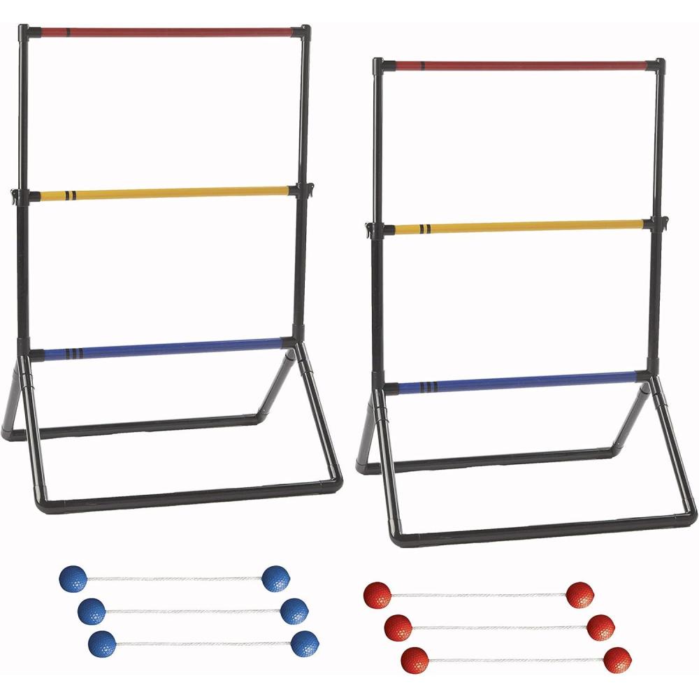imageFranklin Sports Ladder Ball Set Includes 2 Ladder Ball Targets with Weighted Bases and 6 Bolas Ladder Golf Toss Outdoor Game For Beach or Backyard Fun Professional American and Family Set OptionsStarter