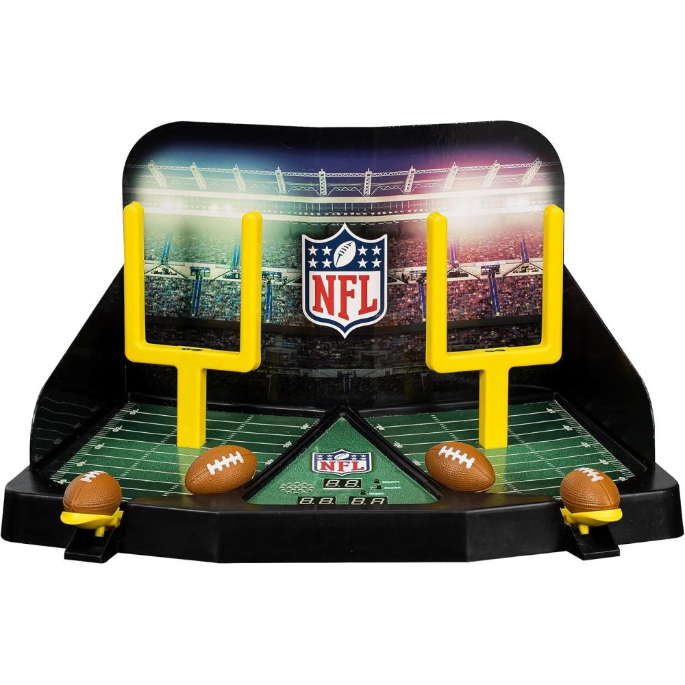imageFranklin Sports Mini Football Field Goal Tabletop Game  Flying Field Goal Mini Football for Kids  Adults  Fun Indoor Sports Table Game for All Ages  Tabletop Toy
