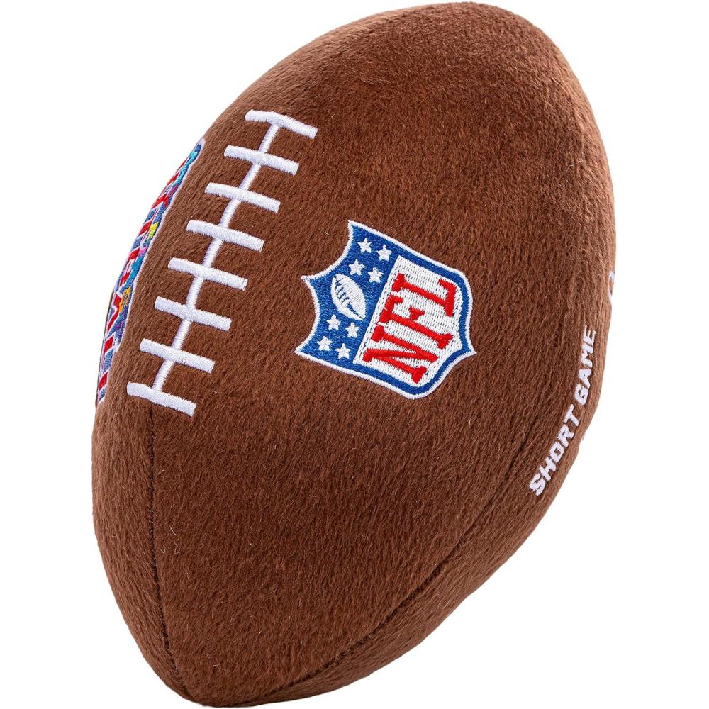 imageFranklin Sports MyFirst Soft Plush Sports Balls  Stuffed Plush Toy Basketball Baseball  Football for Kids  NBA MLB  NFL Indoor Soft Sports Balls  Fun Kids Toys  Room DecorationsFootball