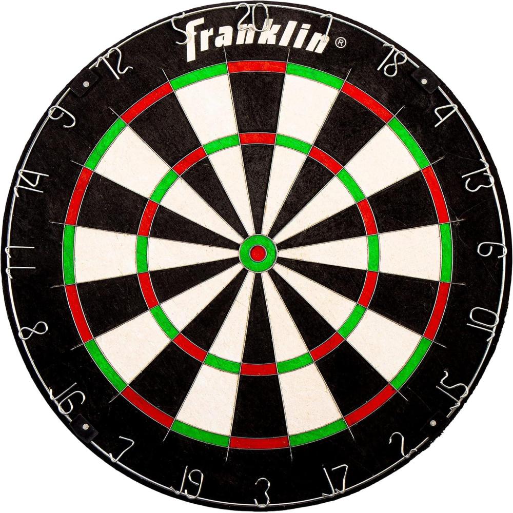 imageFranklin Sports Professional Dartboard 18quot Regulation SizePro Bristle Blade Dartboard