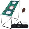 imageFranklin Sports QB Cornhole Set  3 Hole Cornhole Target  Football Game  Football Game for Tailgates Parties  More  Target Toss Passing Set