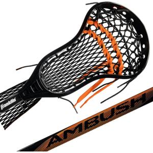 Franklin Sports Ambush Men’s + Women’s Lacrosse Sticks – Adult + Youth Aluminum Lax Sticks – Boys’ + Girls’ Game + Training Lacrosse Sticks – Standard + Mini Lax Stick for Kids + Adults(Youth)