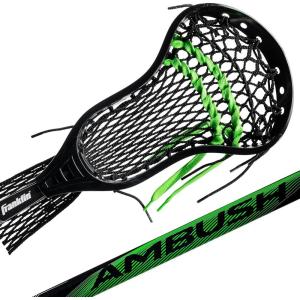 Franklin Sports Ambush Men’s + Women’s Lacrosse Sticks – Adult + Youth Aluminum Lax Sticks – Boys’ + Girls’ Game + Training Lacrosse Sticks – Standard + Mini Lax Stick for Kids + Adults(Men’s)
