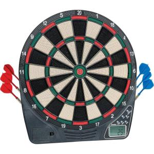 Franklin Sports Electronic Dart Board Sets – Soft Tip Electric Dartboard with Digital Scoreboard – (6) Darts Included(Dartboard)