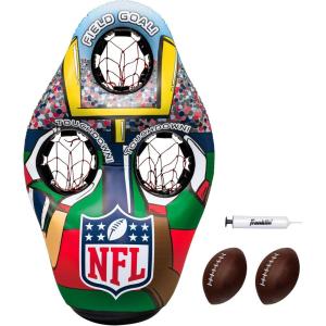 Franklin Sports Inflatable Target Toss Game – Kids Mini Throwing Game Set – Portable Indoor + Outdoor Toy Target(Football)