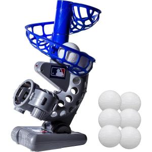Franklin Sports MLB Electronic Baseball Pitching Machine – Automatic Youth Pitching Machine with (6) Plastic Baseballs Included -Youth Baseball Pitcher(Pitching Machine (Includes 6 Balls))
