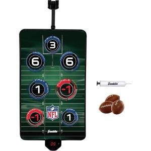 Franklin Sports NFL Electronic Football Target Toss Game – Over The Door Football Throwing Target for Kids – Score N’ Sounds Mini Toy Game