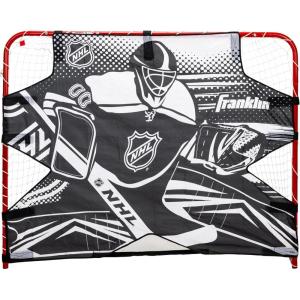 Franklin Sports NHL Street Hockey Goalie Shooting Target – Shooter Tutor Hockey Goal Practice Target – Street Hockey Net Goalie Target – Easy Attach Targe(White/Black)