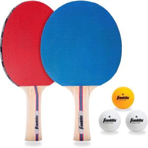 Franklin Sports Ping Pong Paddle Set with Balls – 2 Player & 4 Player Table Tennis Paddle Kit – Full Ping Pong Starter Kit(One Size)
