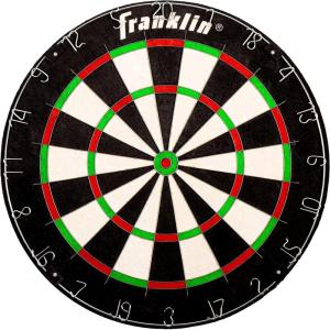 Franklin Sports Professional Dartboard – 18″ Regulation Size(Pro Bristle Blade Dartboard)